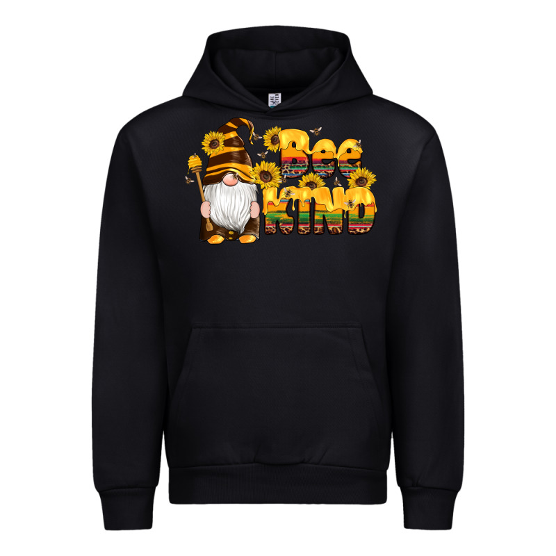 Western Bee Kind Gnomes Bee Honey Sunflowers Leopard Serape Urban Hoodie by Artiststas | Teevron