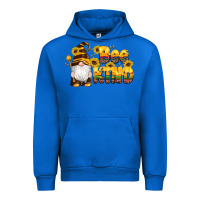 Cobalt western bee kind gnomes bee honey sunflowers leopard serape Urban Hoodie - Artiststas