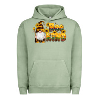 Pigment Oil Green western bee kind gnomes bee honey sunflowers leopard serape Urban Hoodie - Artiststas