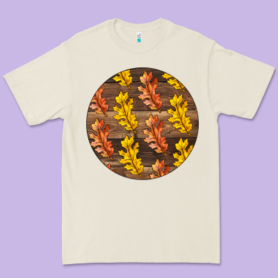 Fall Rounded Premium Tee Designed By Lillyallendesigns