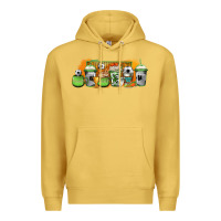 Antique Gold soccer coffee cups Premium Hoodie - Jasminsmagicworld