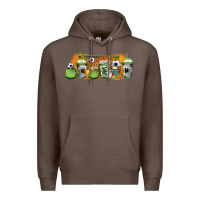 Coffee soccer coffee cups Premium Hoodie - Jasminsmagicworld