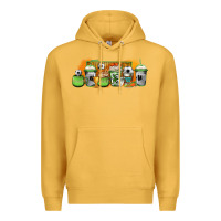 Mustard soccer coffee cups Premium Hoodie - Jasminsmagicworld