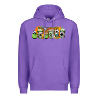 Purple soccer coffee cups Premium Hoodie - Jasminsmagicworld