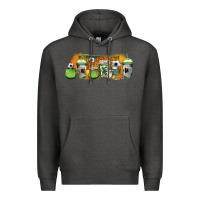 Charcoal Heather soccer coffee cups Premium Hoodie - Jasminsmagicworld