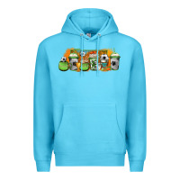 Ocean Blue soccer coffee cups Premium Hoodie - Jasminsmagicworld
