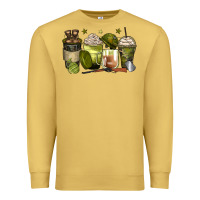Antique Gold army coffee cups Premium Sweatshirt - Zillion Design Studio