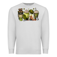 Dove Grey army coffee cups Premium Sweatshirt - Zillion Design Studio