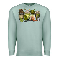 Seafoam army coffee cups Premium Sweatshirt - Zillion Design Studio