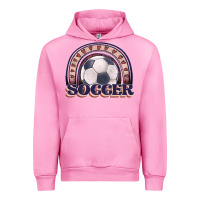 Fuchsia Pink soccer rainbow Urban Hoodie - JahusDesignShop