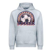 Heather Grey soccer rainbow Urban Hoodie - JahusDesignShop