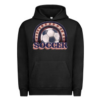 Pigment Black soccer rainbow Urban Hoodie - JahusDesignShop