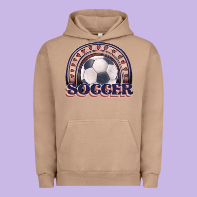Soccer Rainbow Urban Hoodie Designed By Jahusdesignshop