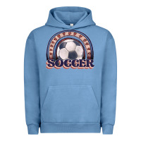 Pigment Pebble Blue soccer rainbow Urban Hoodie - JahusDesignShop