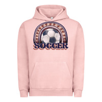 Pigment Salmon soccer rainbow Urban Hoodie - JahusDesignShop