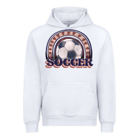 White soccer rainbow Urban Hoodie - JahusDesignShop
