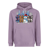 Lavender let it snow Heavyweight Hoodie - Zillion Design Studio