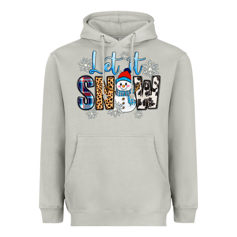 Let It Snow Heavyweight Hoodie by Zillion Design Studio | Teevron