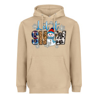 Mushroom let it snow Heavyweight Hoodie - Zillion Design Studio