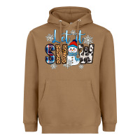Toasted Coconut let it snow Heavyweight Hoodie - Zillion Design Studio