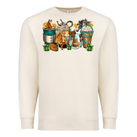 Sandshell horses coffee cups Premium Sweatshirt - Zillion Design Studio