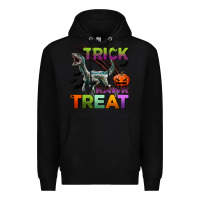 Black trick rawr treat Premium Hoodie - BundleAndBundleShop