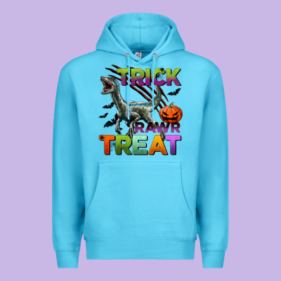 Trick Rawr Treat Premium Hoodie Designed By Bundleandbundleshop