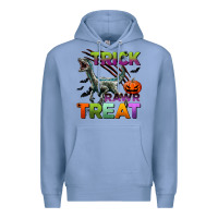 Colony Blue trick rawr treat Premium Hoodie - BundleAndBundleShop