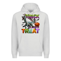 Dove Grey trick rawr treat Premium Hoodie - BundleAndBundleShop
