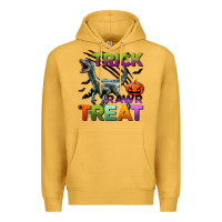 Mustard trick rawr treat Premium Hoodie - BundleAndBundleShop