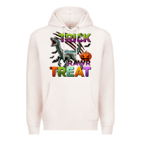 Trick Rawr Treat Premium Hoodie | Teevron