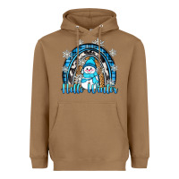 Hello Winter Rainbow Heavyweight Hoodie | Teevron