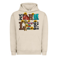 Pigment French Oak western farm life Urban Hoodie - Artiststas