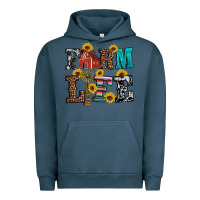 Pigment Midnight Navy western farm life Urban Hoodie - Artiststas