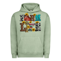 Pigment Oil Green western farm life Urban Hoodie - Artiststas