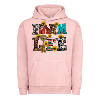 Pigment Salmon western farm life Urban Hoodie - Artiststas
