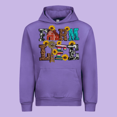 Western Farm Life Urban Hoodie Designed By Artiststas