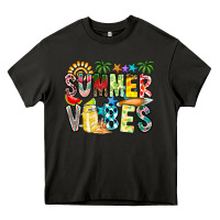 Asphalt Summer Vibes Heavy Core Tee - CowhideDigitalArt