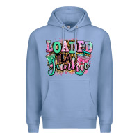 Colony Blue loaded tea junkie Premium Hoodie - Jasminsmagicworld