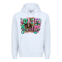 White loaded tea junkie Premium Hoodie - Jasminsmagicworld