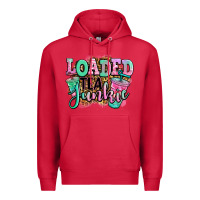 Cardinal loaded tea junkie Premium Hoodie - Jasminsmagicworld