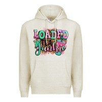 Oatmeal Heather loaded tea junkie Premium Hoodie - Jasminsmagicworld