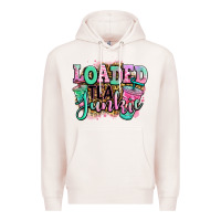 Pale Pink loaded tea junkie Premium Hoodie - Jasminsmagicworld