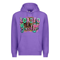 Purple loaded tea junkie Premium Hoodie - Jasminsmagicworld