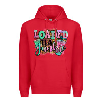 Red loaded tea junkie Premium Hoodie - Jasminsmagicworld