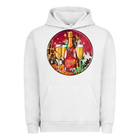 Pigment Lunar Rock christmas champagne bottle and champagne's Urban Hoodie - AdoDesignShop