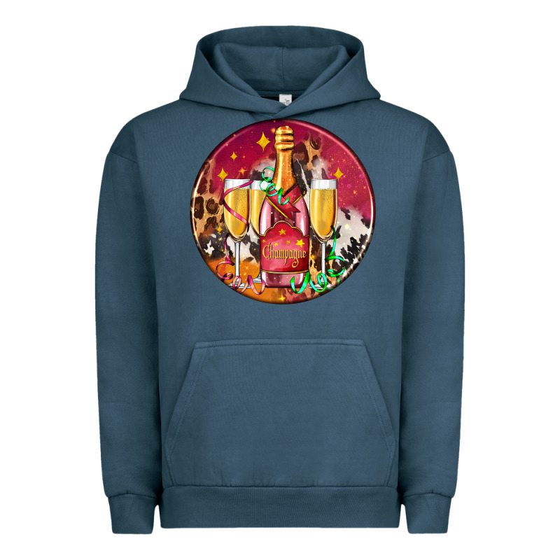Christmas Champagne Bottle And Champagne's Urban Hoodie by AdoDesignShop | Teevron