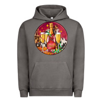 Pigment Tornado christmas champagne bottle and champagne's Urban Hoodie - AdoDesignShop