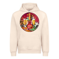 Sandshell christmas champagne bottle and champagne's Urban Hoodie - AdoDesignShop