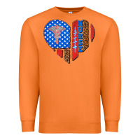 Carrot 4th of july nurse heart flag Premium Sweatshirt - texasbilliewilder